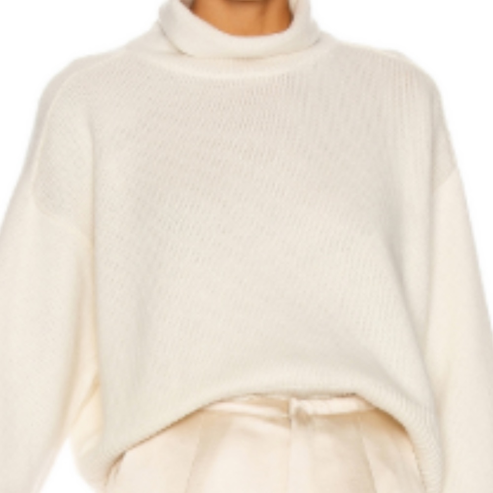 LOULOU STUDIO Stintino Sweater in IVORY